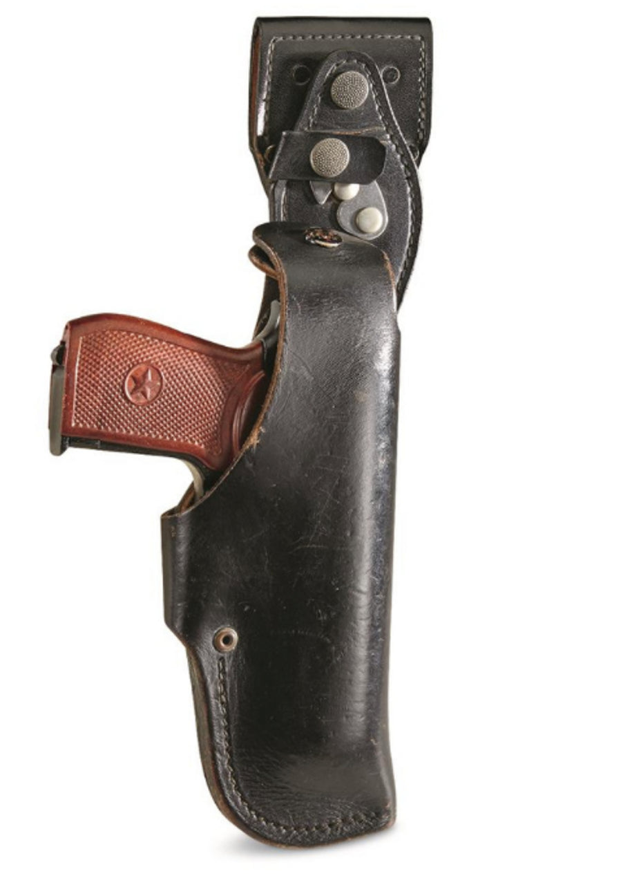 Military Surplus Police Leather Holster P5 – Used