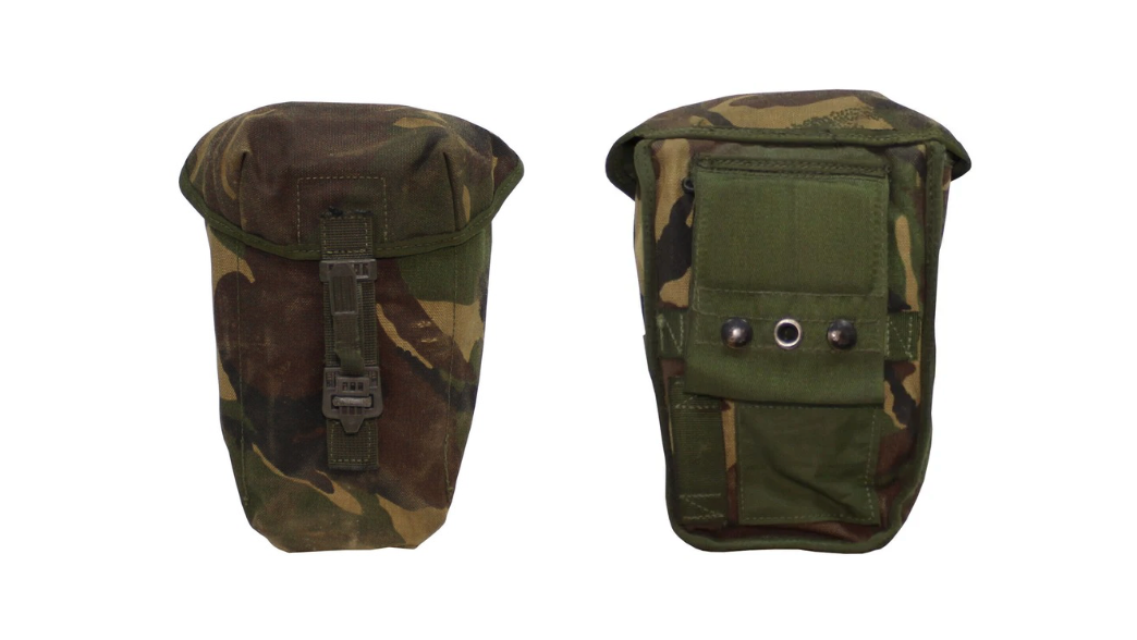 Original British Army bottle pouch in DPM camouflage