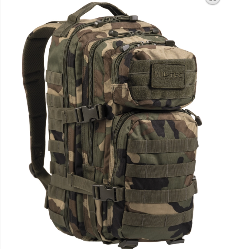 Mil-Tec Backpack US Assault Small 20L Woodland
