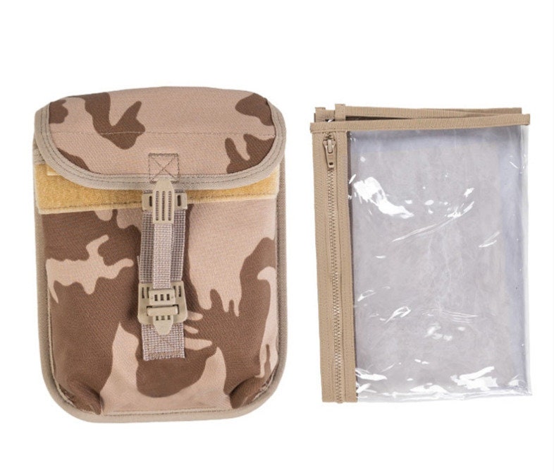 Original Czech Army Small MOLLE Pouch with Map Case – Used