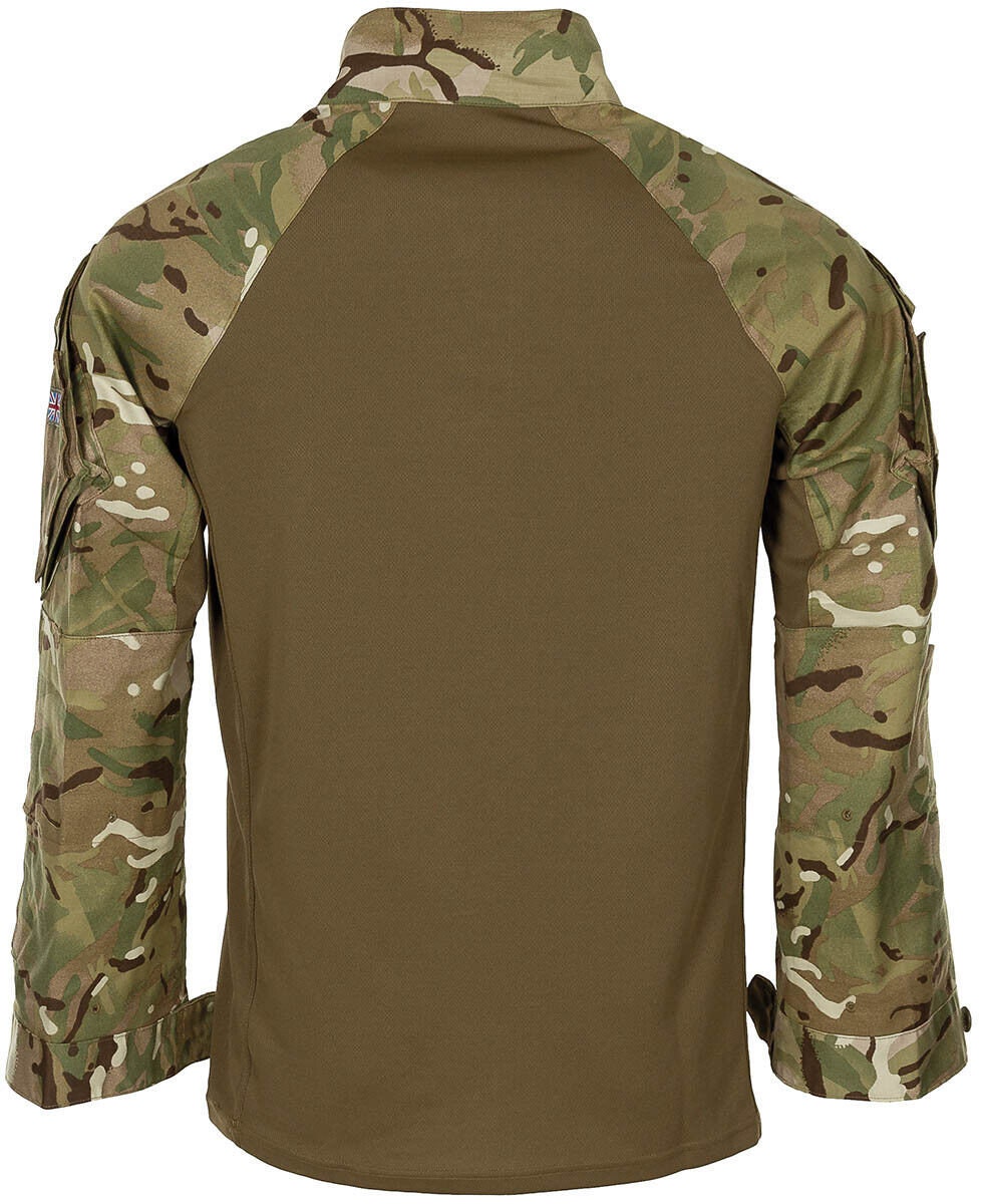Original British Army Military Under Body Armour Shirt MTP Camo OD Green New