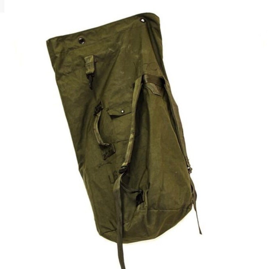 Original US Army Duffle Bag with Double Strap – Used