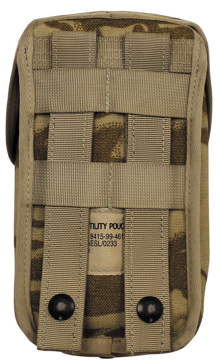 British Army Large Utility Pouch MOLLE Compatible – DPM Desert Camo, Military Surplus