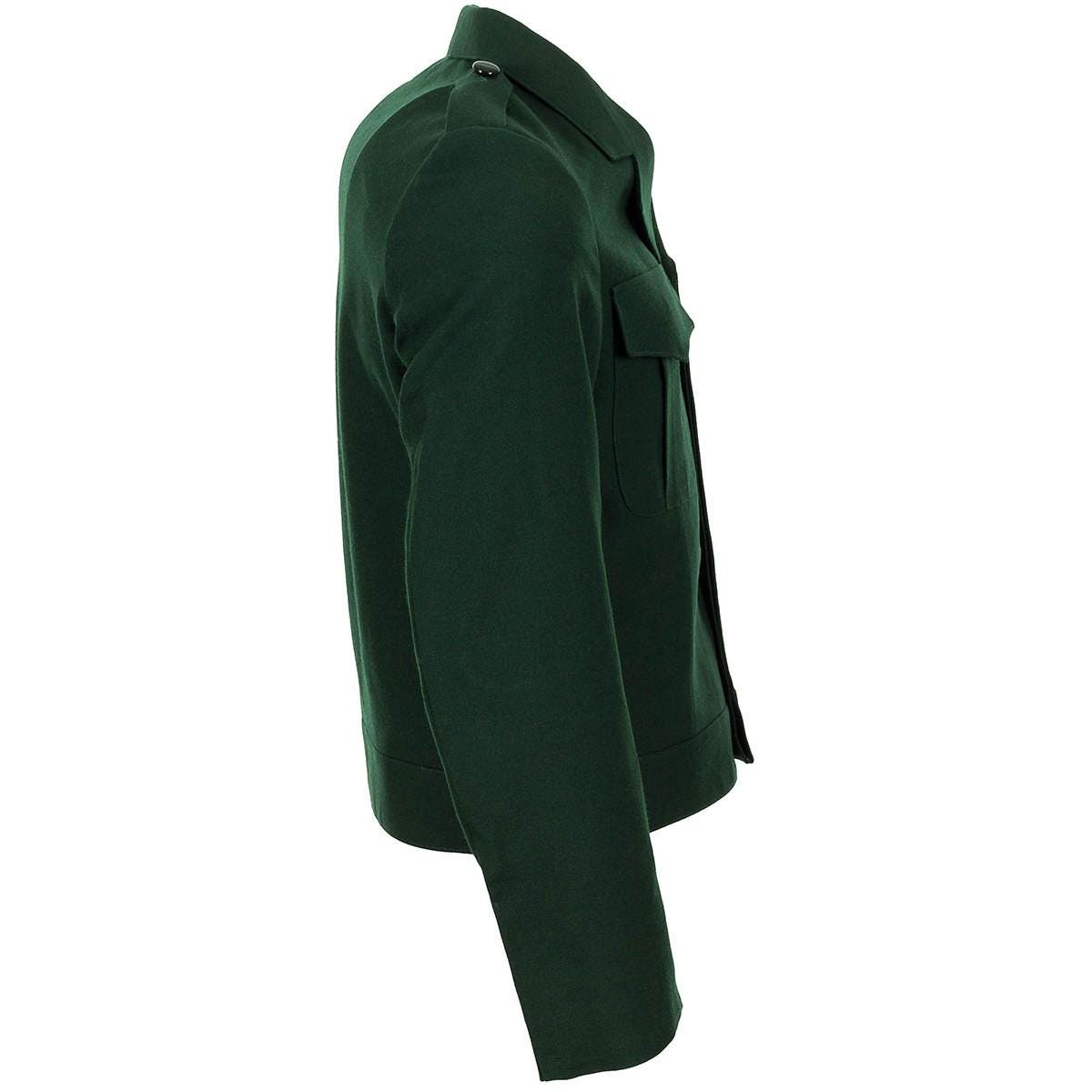 Original Belgian Army Blouson Green with Button Placket – Like New