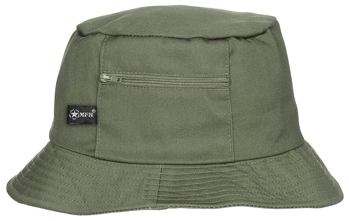 MFH Fisher Hat Small Side Pocket Green