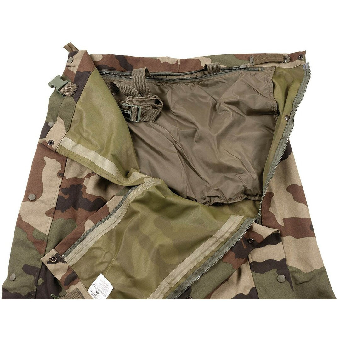 Original French Army Rain Pants Camo 3 Layer Laminate CC – Like New