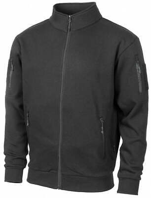 MFH Sweat Jacket Tactical Black
