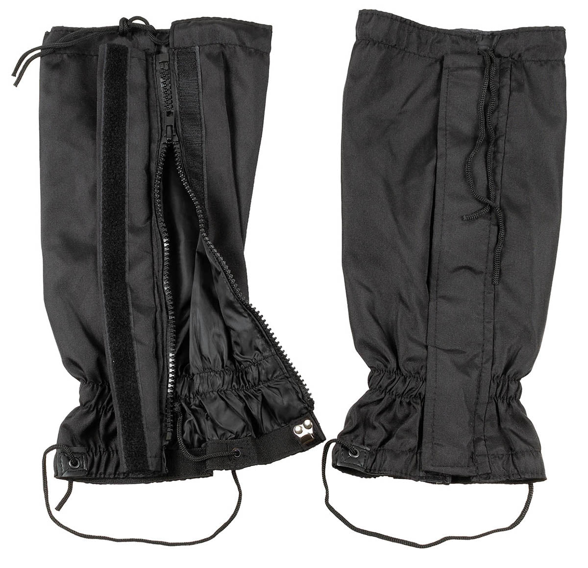 Bundeswehr Gaiters Hight Quality Outdoors Durable Black With Zip Steel Wire