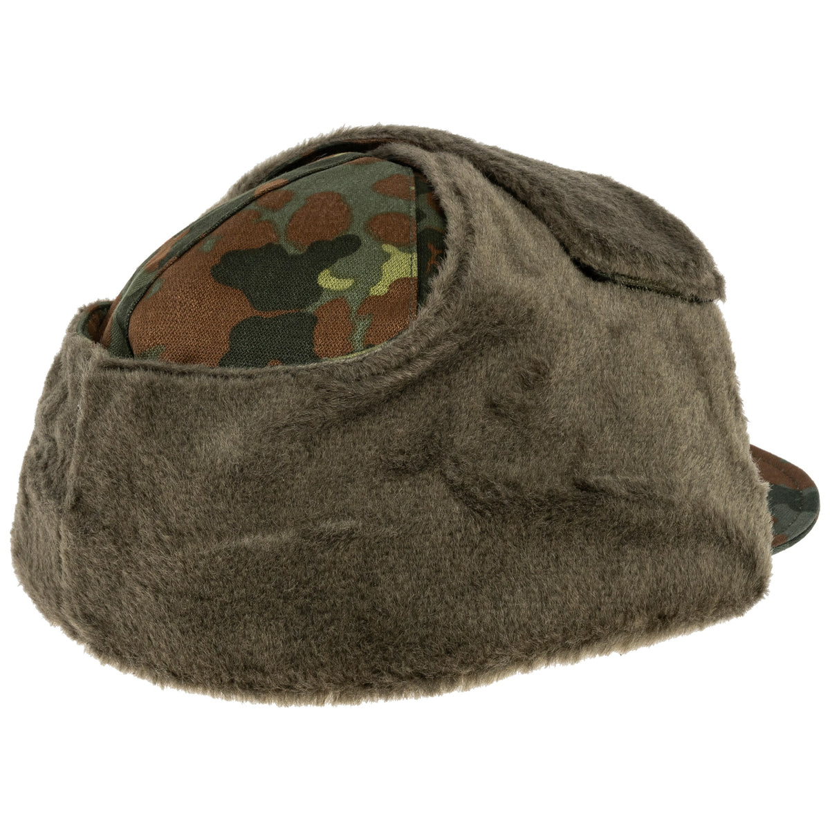 Original German Army Winter Cap Flecktarn – Like New