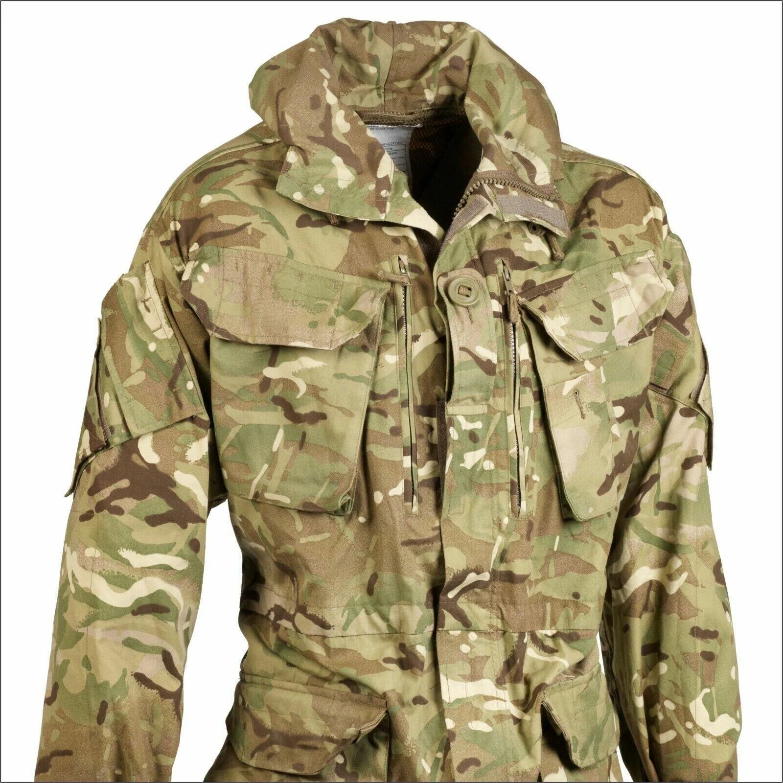 Original British Army Jacket Smock Camo Windproof MTP – Used