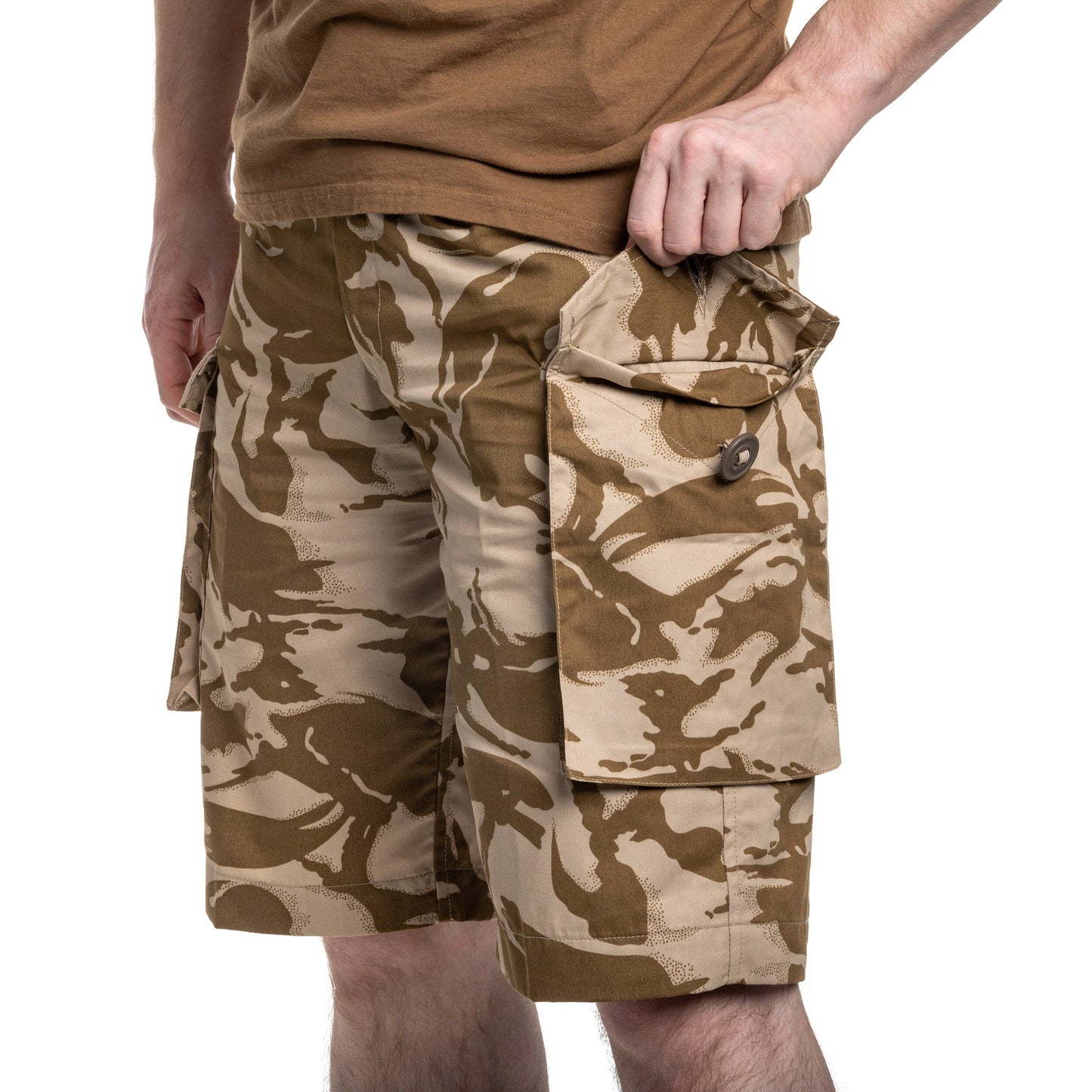 Original British Army Military Bermudas Camo Shorts Combat DPM Desert New