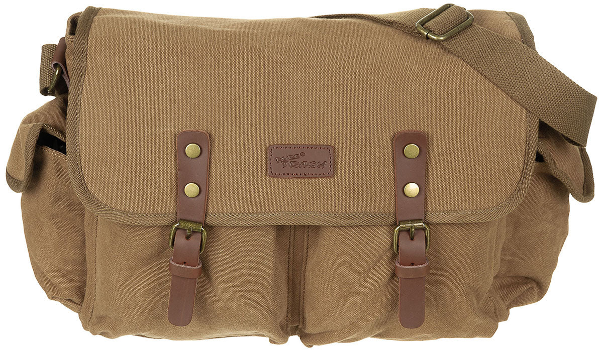 Pure Trash Handbag Canvas Pt Brown