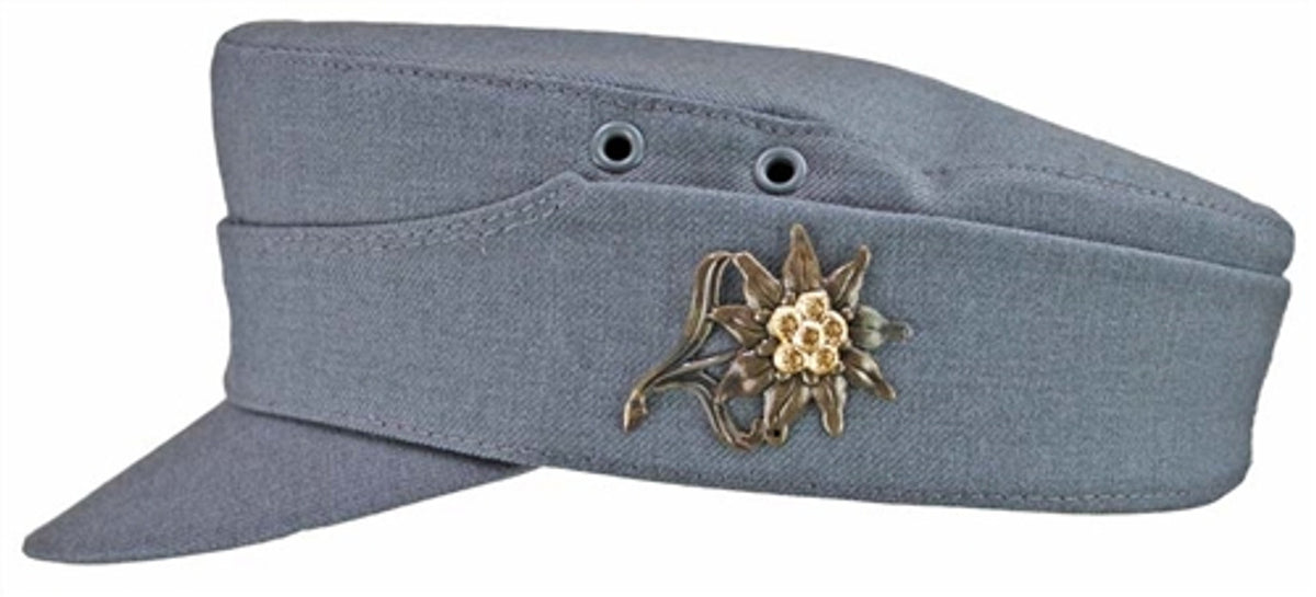 Original German Army Mountain Troop Hat Grey – Used