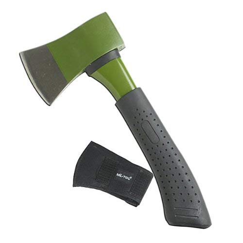 Mil-Tec Hatchet Steel with Cover Olive