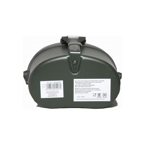 Mil-Tec German Mess Kit – 3-Part Grey Aluminium Military Cookware