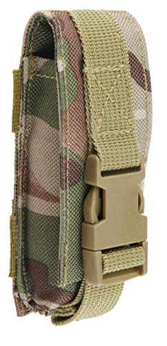 Brandit MOLLE Multi Pouch – Small, Tactical Camo, Durable Accessory Bag