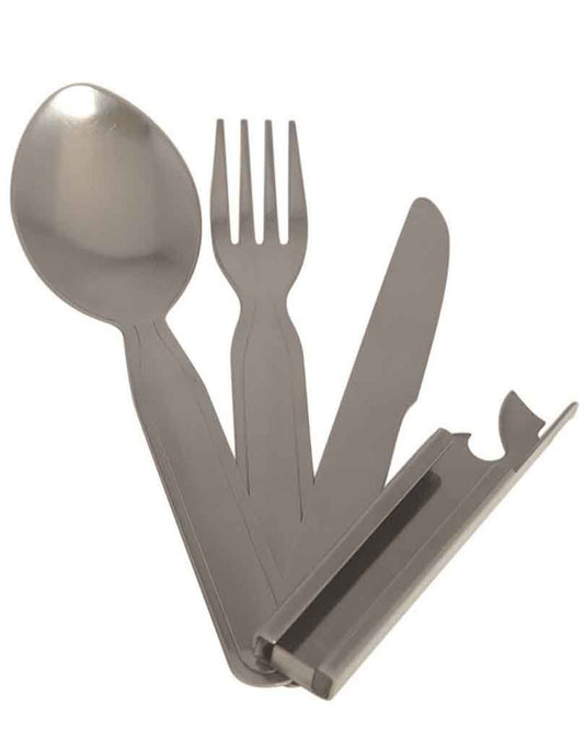Mil-Tec Unisex - Adult 14622600 Cutlery Set, Multi-Colour, One Size
