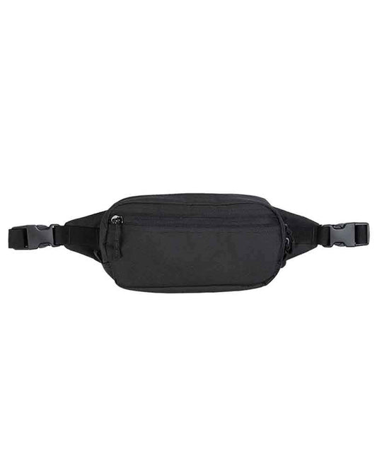 Mil-Tec Traveller Belt Bag Compact Polyester Waist Pack Black
