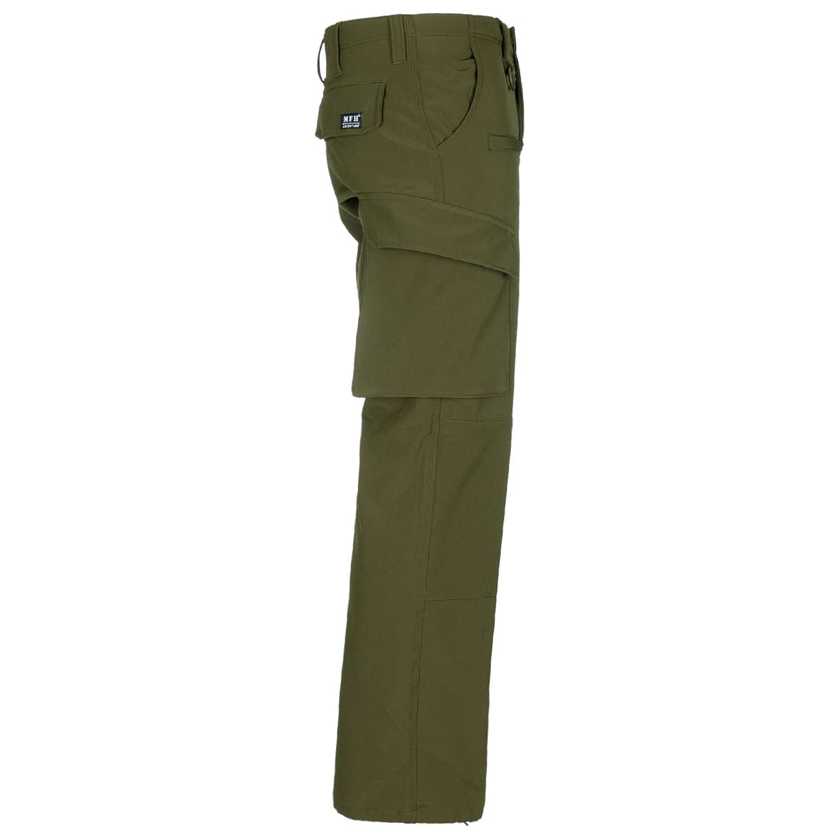 MFH Allround Softshell Trousers – OD Green Waterproof Outdoor Pants