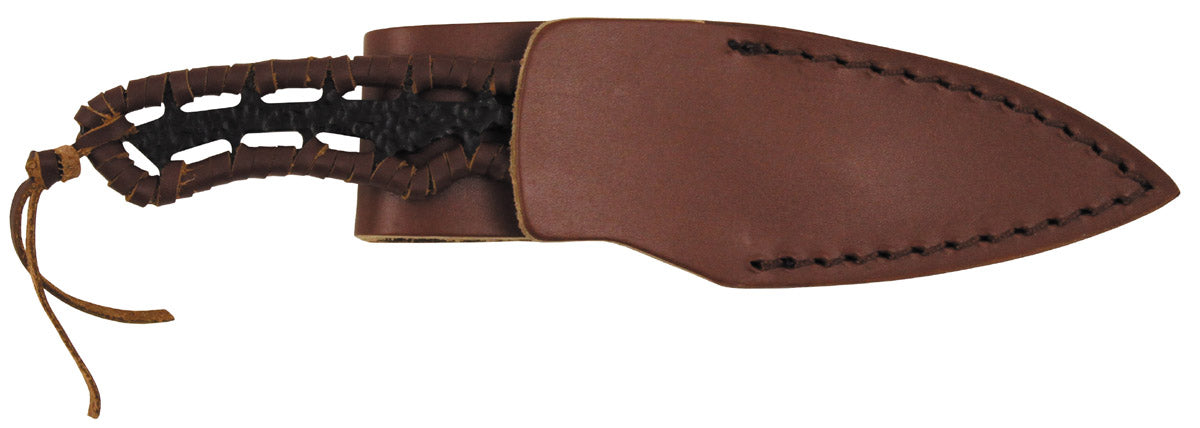 Outdoor Hunting Hiking Camping Knife Buffel II Wrapped Handle Sheath