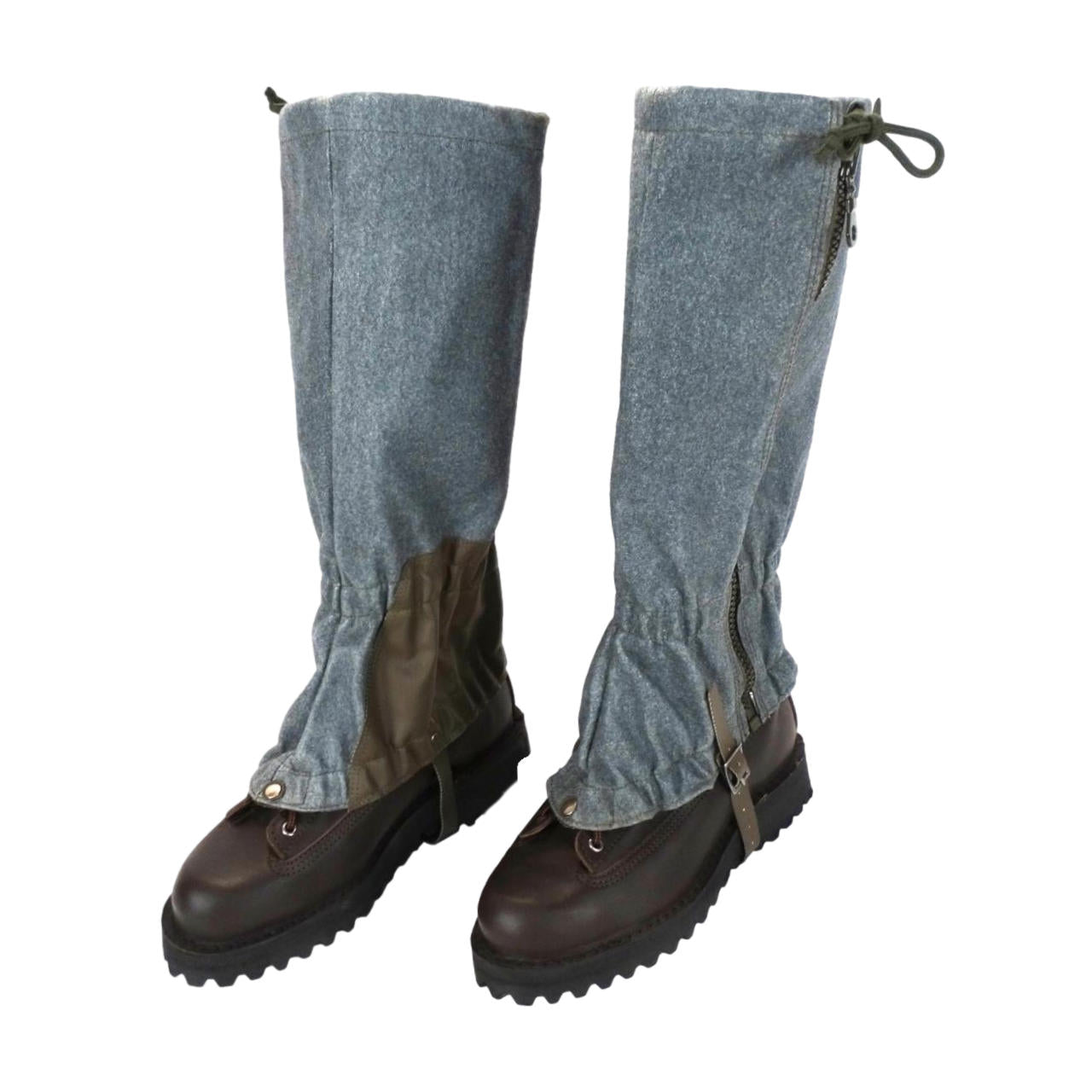 Original Swiss Army Mountain Gaiters with Zipper Grey – Used