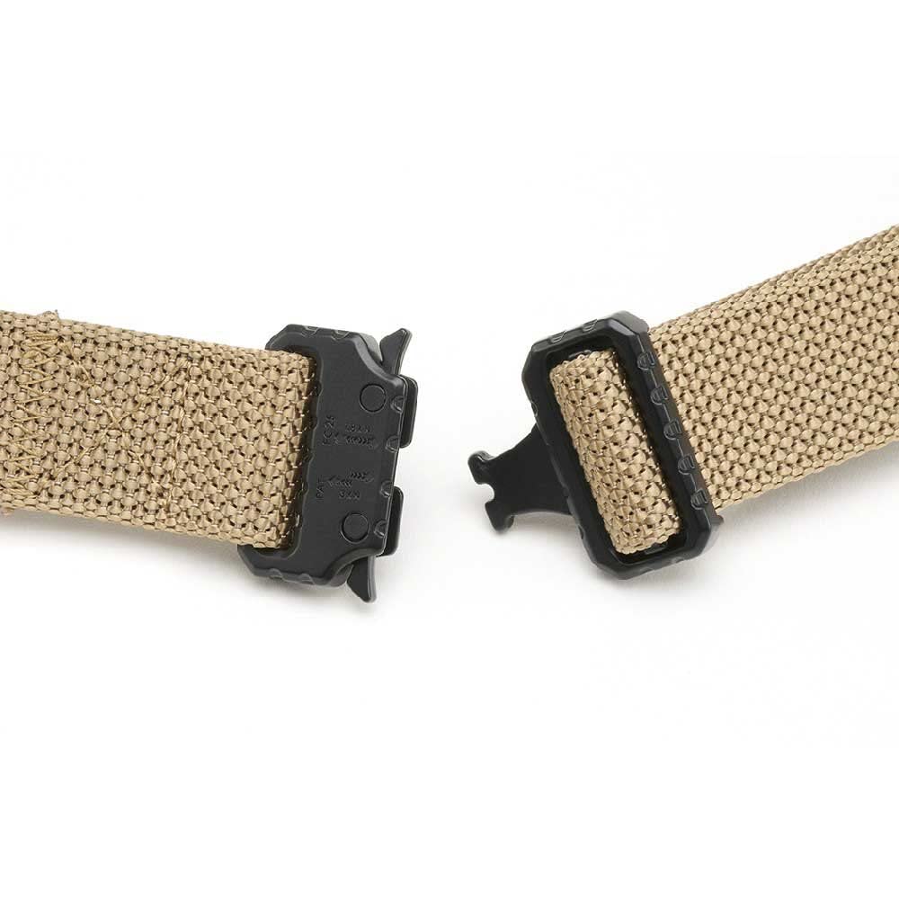 Brandit Unisex Tactical Belt Camel – Adjustable Military Webbing Belt