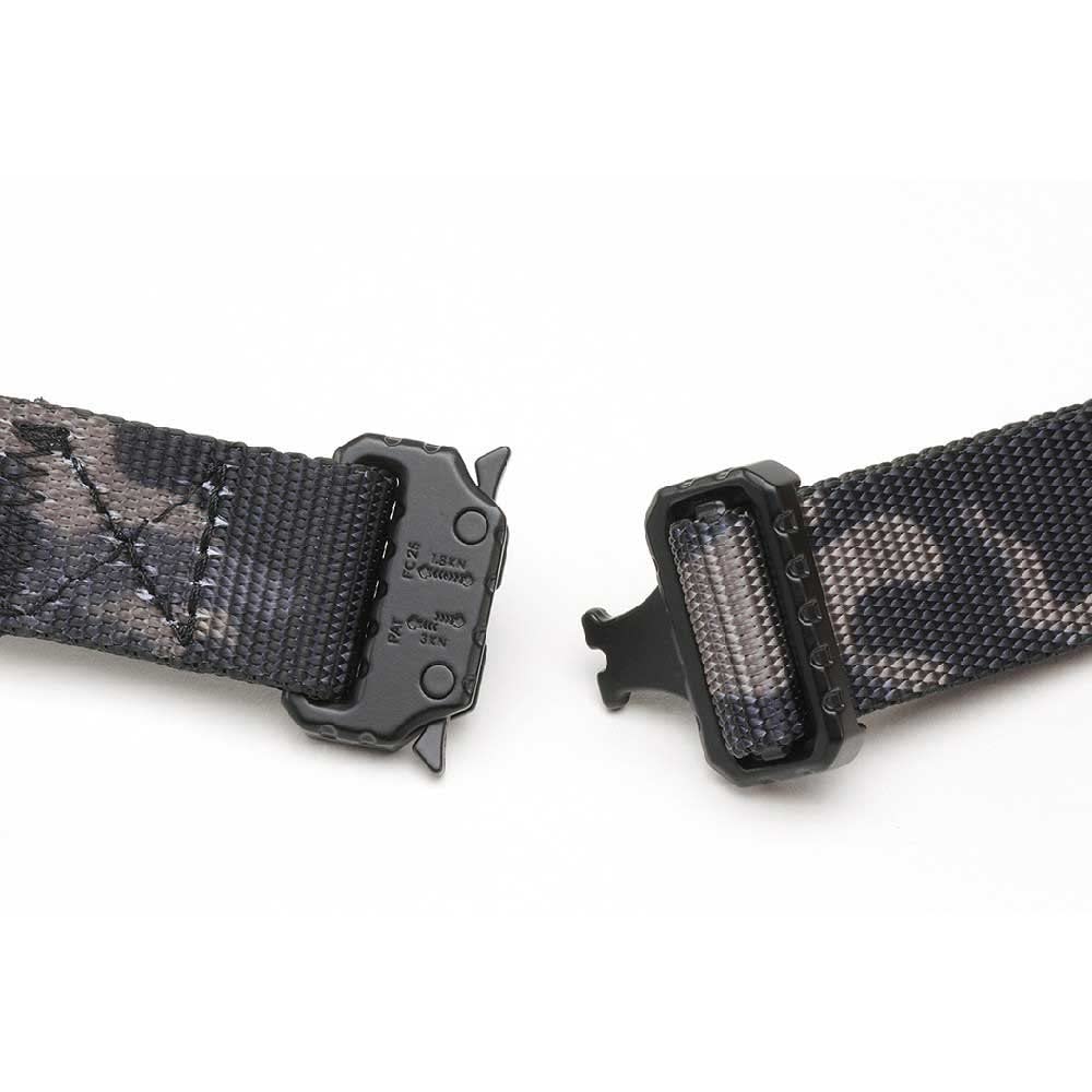 Brandit Unisex Tactical Belt Dark Camo – Adjustable Military Webbing Belt