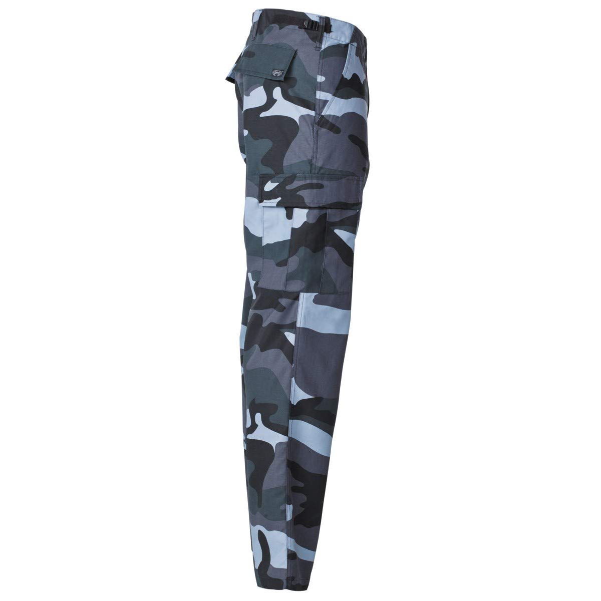MFH BDU Combat Trousers – Sky Blue Ripstop Military Cargo Pants