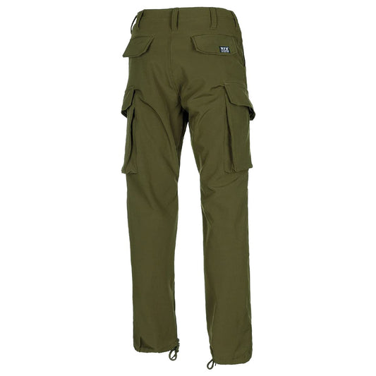 MFH Allround Softshell Trousers – OD Green Waterproof Outdoor Pants
