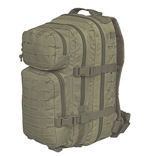 Mil-Tec Laser Cut Assault Pack Olive Drab 20L – Compact Tactical Military Backpack