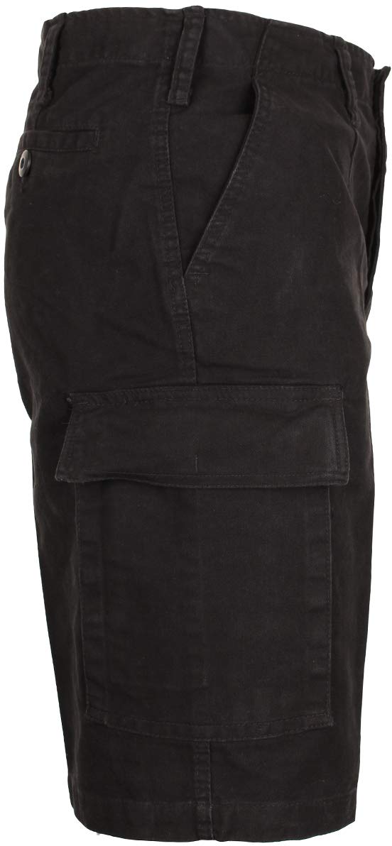 Mil-Tec German Prewash Moleskin Bermuda Black