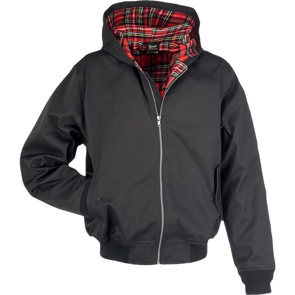 Brandit Men’s Lord Canterbury Blouson Jacket Black – Classic Harrington 4XL