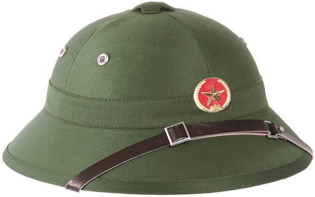 Mil-Tec Tropical Vietcong Helmet – Reproduction with Black Badge, One Size