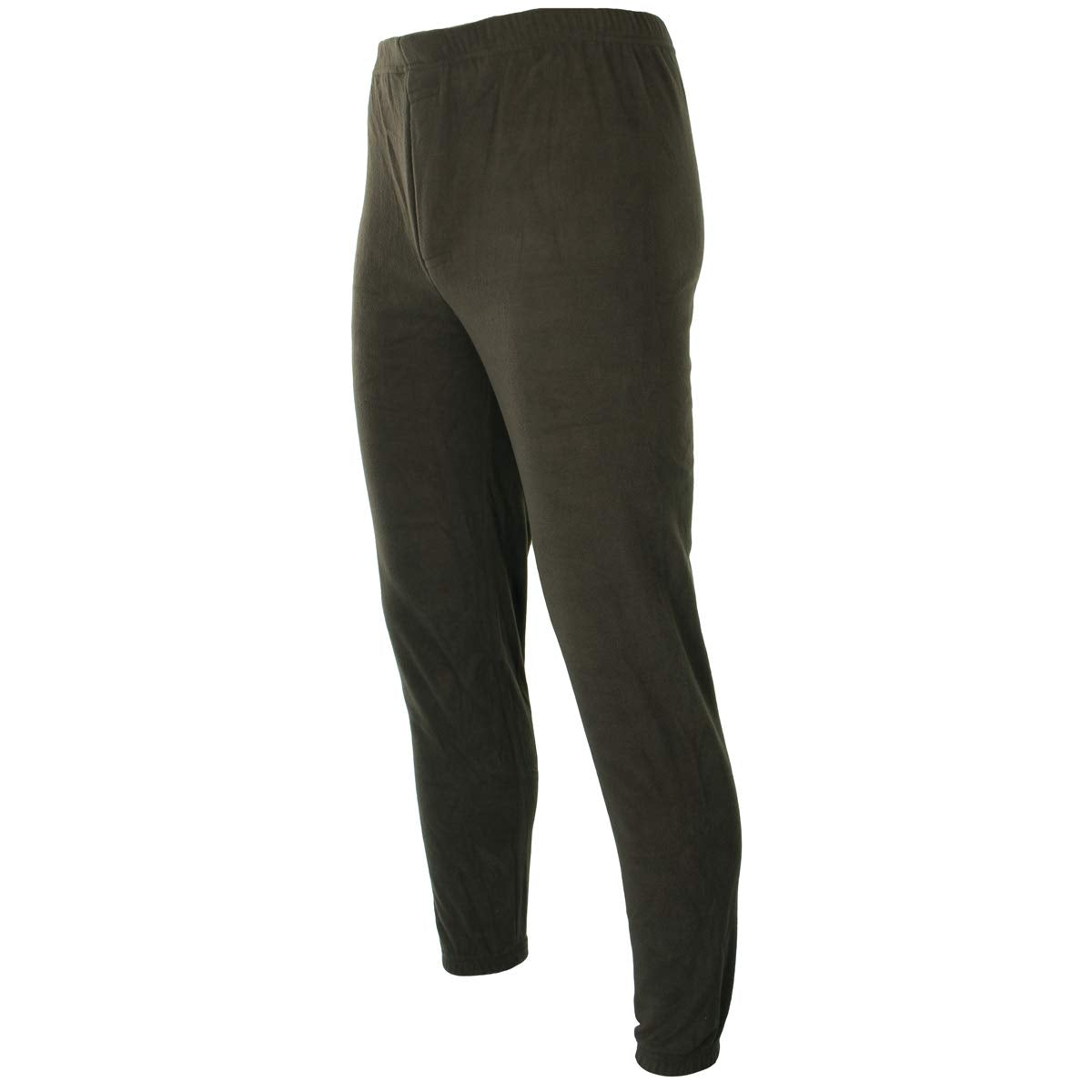 Mil-Tec Fleece Underwear Set with Round Neck Olive