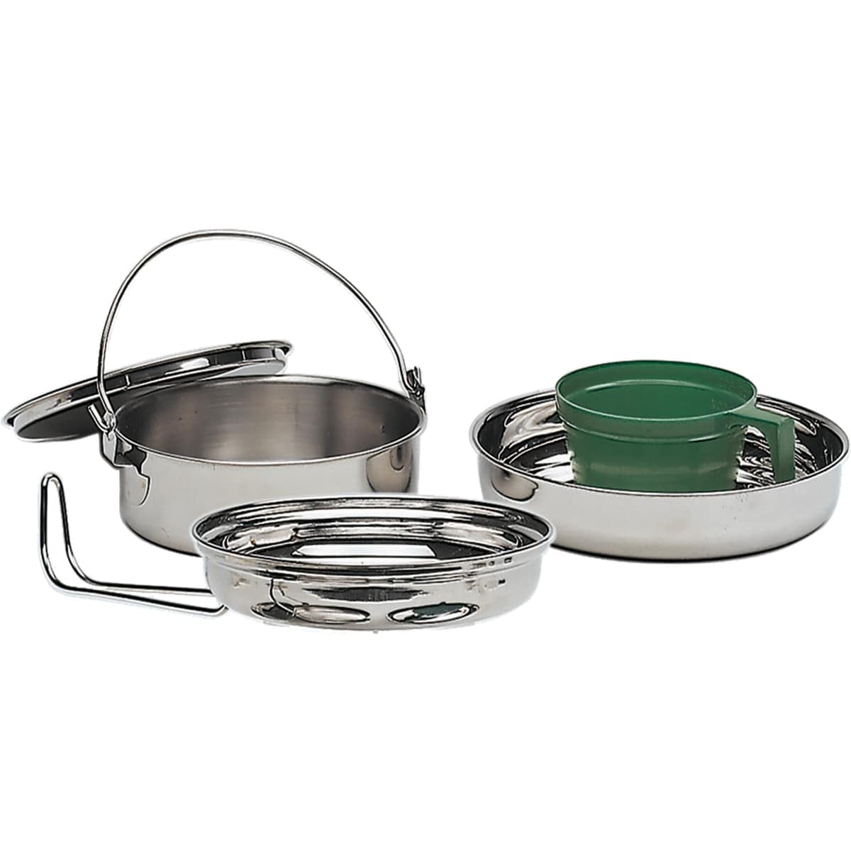 Military 1-Person Cook Set – Lightweight Stainless Steel Camping Kit