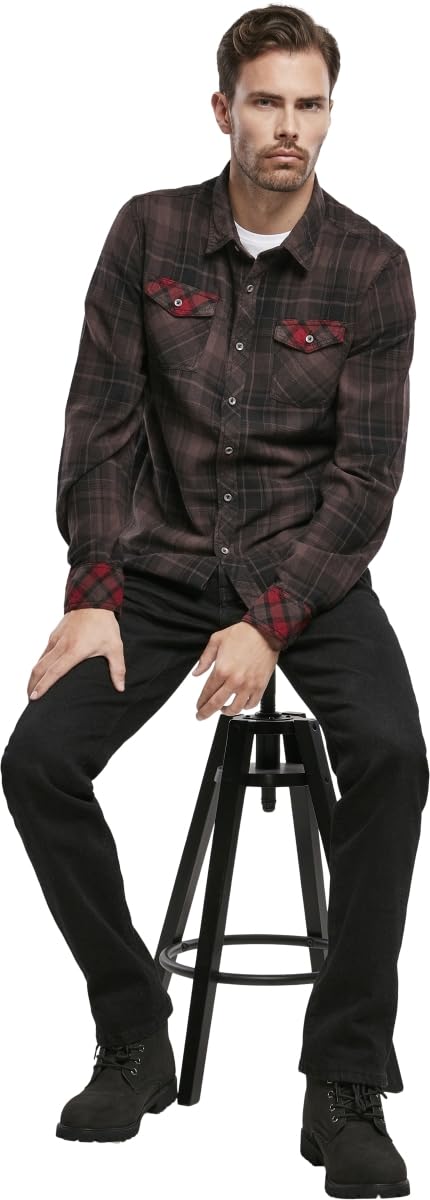 Brandit Duncan Check Shirt Long Sleeve