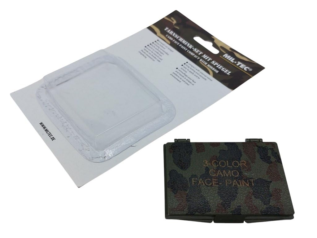 Mil-Tec Camo 3 Colors Face Paint Set with MIR. Woodland