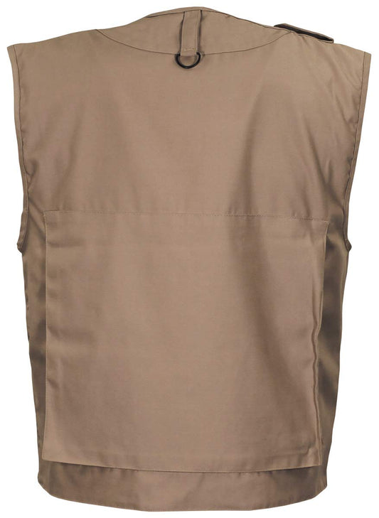 MFH Fox Outdoor Heavy Vest – Black Tactical Utility Gilet