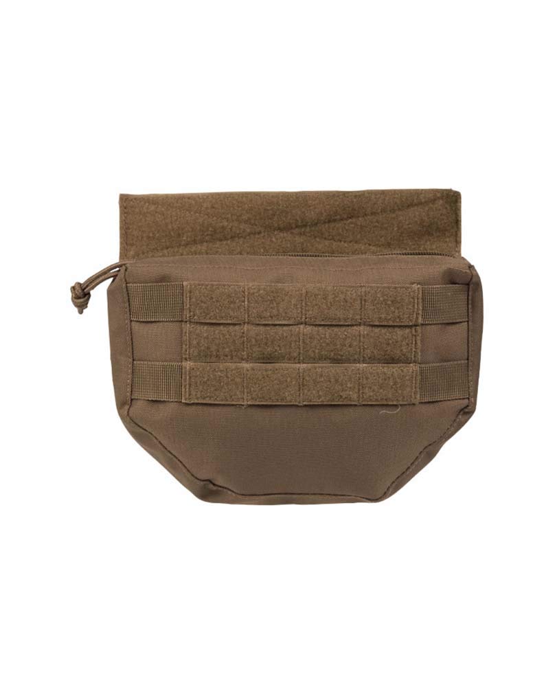 Mil-Tec Drop Down Pouch Coyote Tan MOLLE Tactical Vest Utility