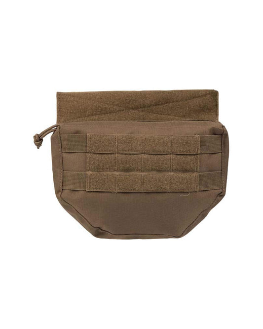 Mil-Tec Drop Down Pouch Coyote Tan MOLLE Tactical Vest Utility
