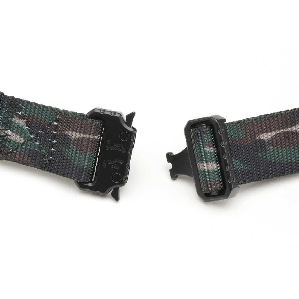 Brandit Unisex Tactical Belt Woodland – Adjustable Military Webbing Belt