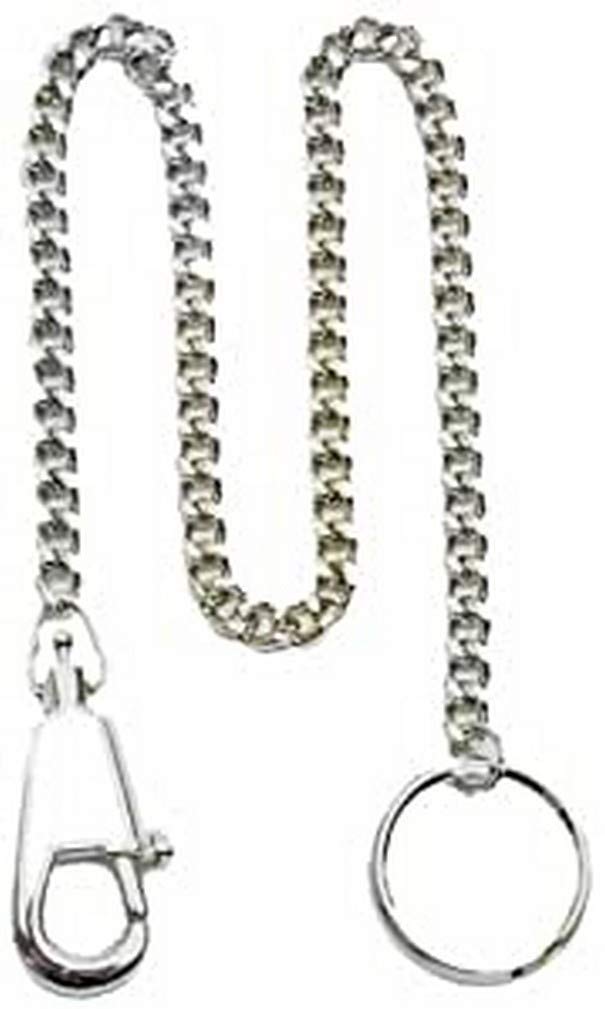 Mil-Tec Nickel-plated Knife Chain with Carabiner