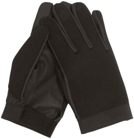 Mil-Tec Long Neoprene Gloves, Black, Medium, 11659002-903
