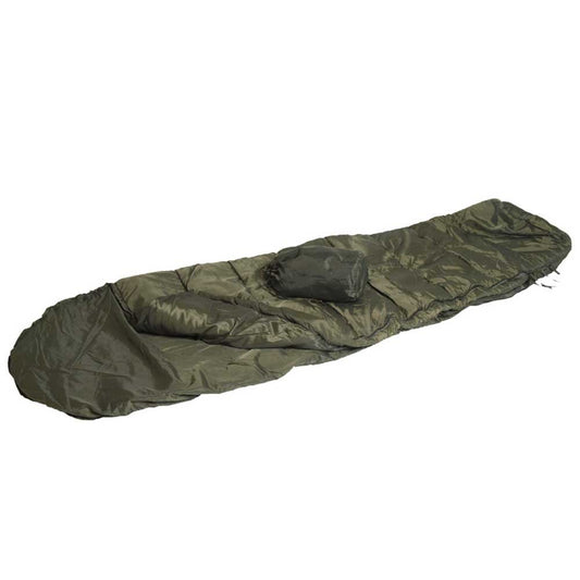 Mil-Tec Commando Sleeping Bag OD Green – Lightweight Summer Mummy Bag