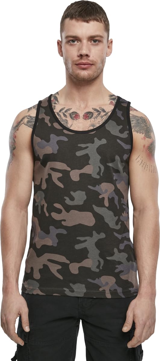 Brandit Tank Top Dark Camo