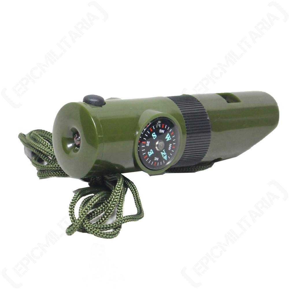 Mil-Tec Signaling Whistle 6IN1 Olive