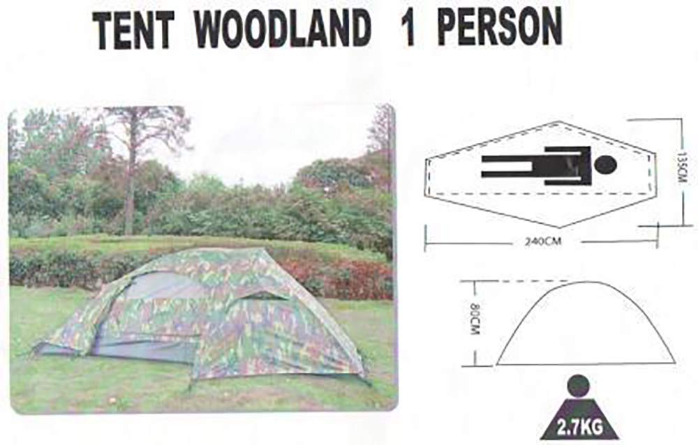 Mil-Tec 1-MAN Tent Recom Woodland