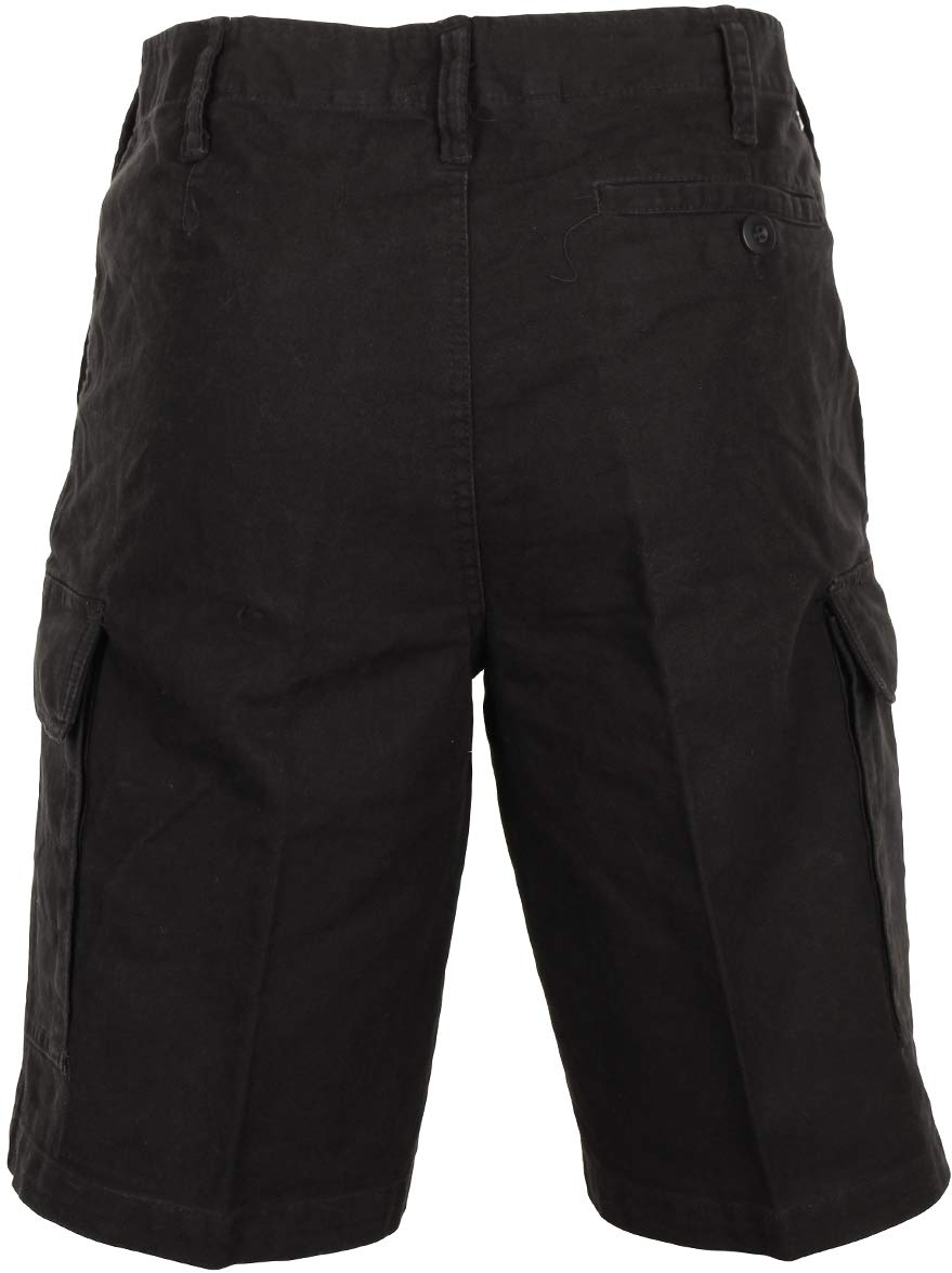 Mil-Tec German Prewash Moleskin Bermuda Black