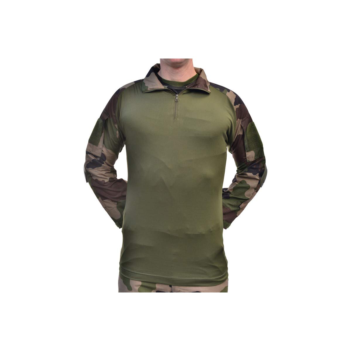 Mil-Tec Combat Shirt CCE Camo Tactical Military Long Sleeve Top