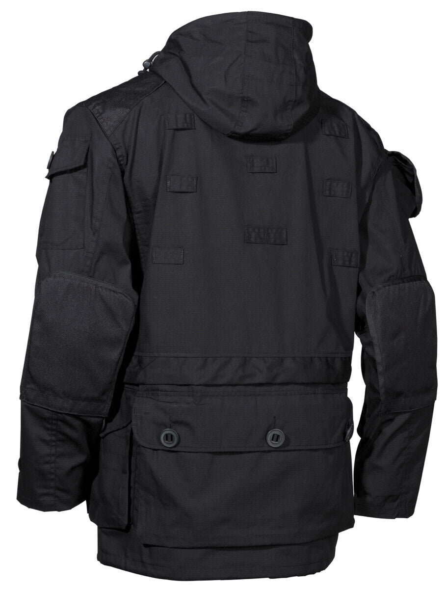 MFH Professional Commando Jacket Smock Ripstop Black